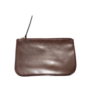 3 For 15$ Estee Lauder Gold Metallic Cut out  Pouch Make Up Bag Wristlet Clutch